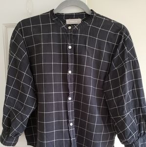 Everlane Collarless Air Shirt